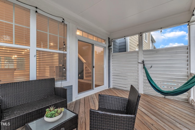 2849 Dallas Valley Ln, Apex, NC 27502 - view of sunroom / solarium