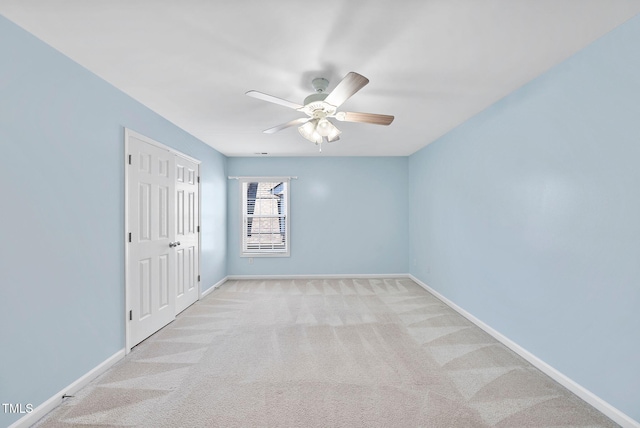 308 Minton Valley Ln, Cary, NC 27519 - unfurnished bedroom featuring carpet, ceiling fan, and a closet