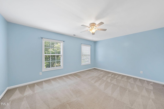 308 Minton Valley Ln, Cary, NC 27519 - carpeted empty room with ceiling fan and baseboards