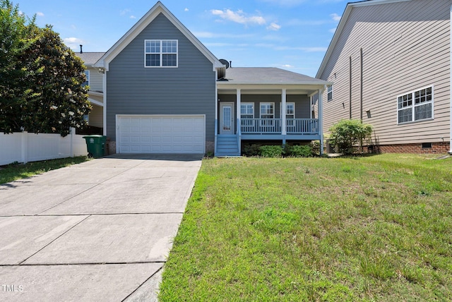 308 Minton Valley Ln, Cary, NC 27519 - traditional-style home featuring an attached garage, covered porch, and driveway