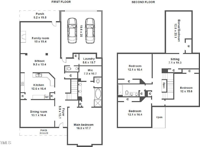 308 Minton Valley Ln, Cary, NC 27519 - view of home floor plan