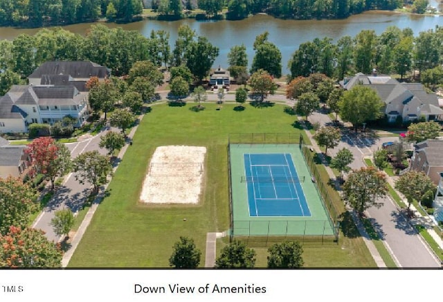 308 Minton Valley Ln, Cary, NC 27519 - drone / aerial view of a large body of water