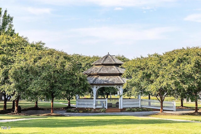 308 Minton Valley Ln, Cary, NC 27519 - surrounding community featuring a gazebo and a yard