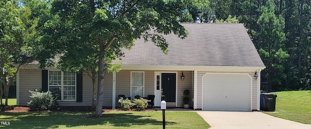 10 N Berrymeadow Ln, Durham, NC 27703 - new england style home featuring an attached garage, driveway, and a front lawn