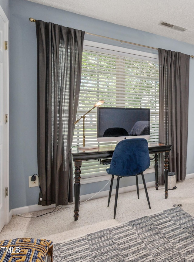 10 N Berrymeadow Ln, Durham, NC 27703 - home office featuring baseboards and carpet floors