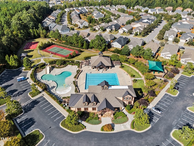 2801 Casona Way, Raleigh, NC 27616 - drone / aerial view of a pool