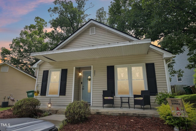 307 Wax Myrtle Ct, Cary, NC 27513 - bungalow-style house with a porch
