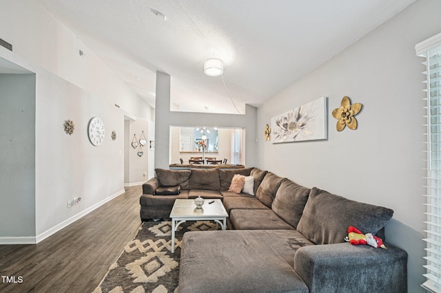 307 Wax Myrtle Ct, Cary, NC 27513 - living area with wood finished floors and baseboards