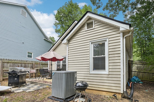 307 Wax Myrtle Ct, Cary, NC 27513 - view of property exterior with a fenced backyard and a patio