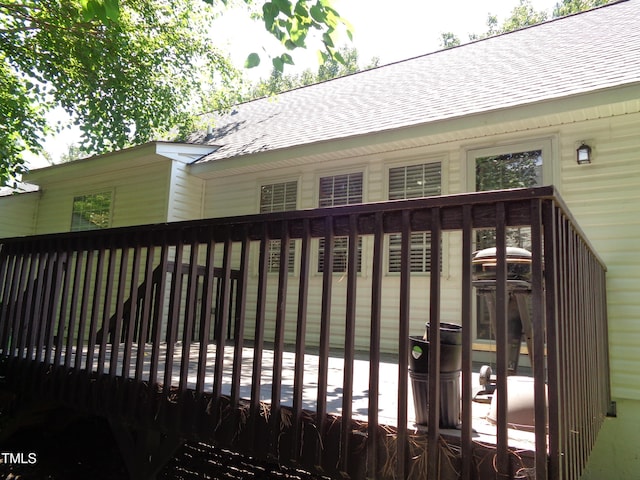 3419 Streams Of Fields Dr, Raleigh, NC 27604 - view of wooden terrace