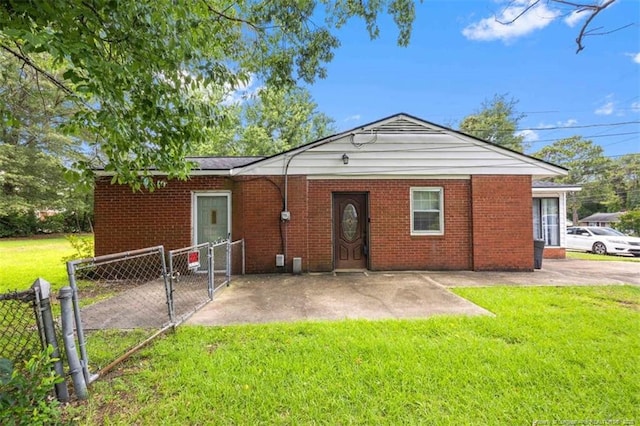 4209 Coventry Rd, Fayetteville, NC 28304 - ranch-style home featuring brick siding and a gate