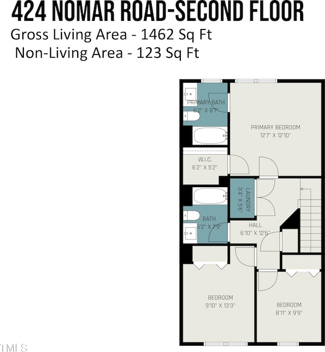 424 Nomar, Raleigh, NC 27610 - view of home floor plan
