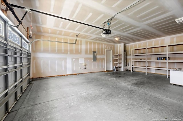 17 Tanawha Ct, Spring Lake, NC 28390 - garage featuring electric panel and a garage door opener