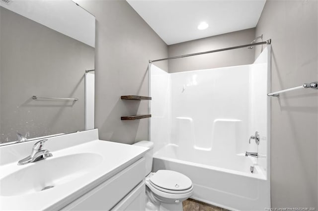 17 Tanawha Ct, Spring Lake, NC 28390 - full bathroom with vanity and bathtub / shower combination