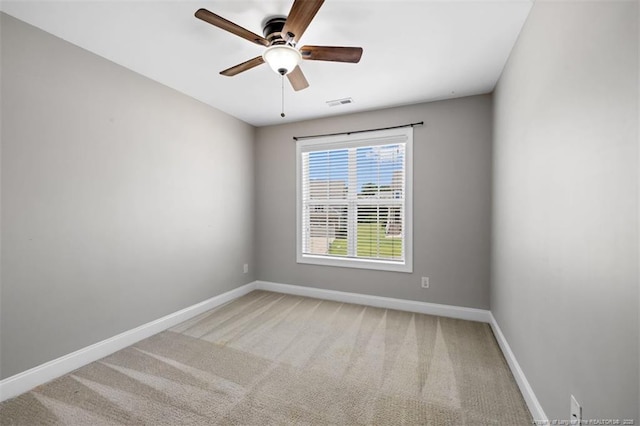 17 Tanawha Ct, Spring Lake, NC 28390 - spare room with ceiling fan and carpet flooring