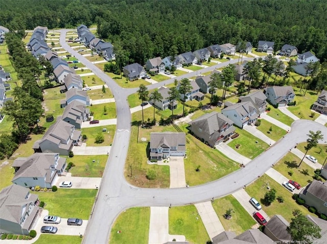 17 Tanawha Ct, Spring Lake, NC 28390 - aerial view of property's location with a heavily wooded area and nearby suburban area