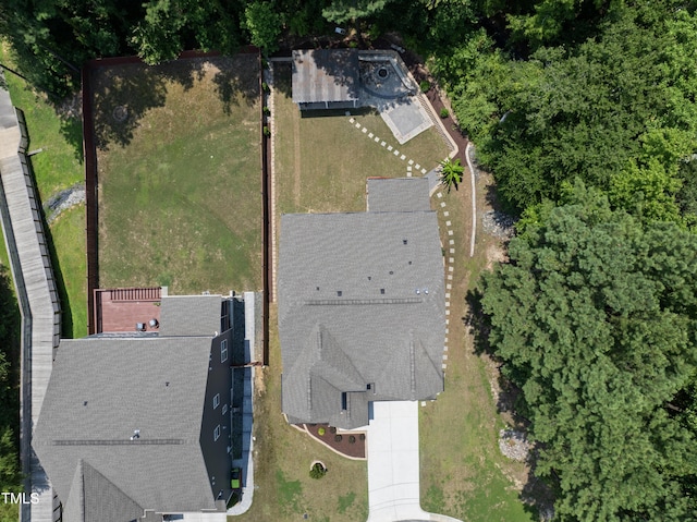 1705 Pointe Xing, Apex, NC 27523 - view from above of property