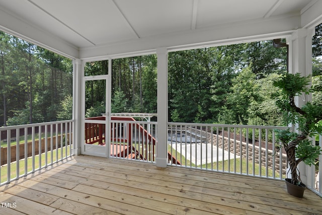 1705 Pointe Xing, Apex, NC 27523 - view of wooden terrace