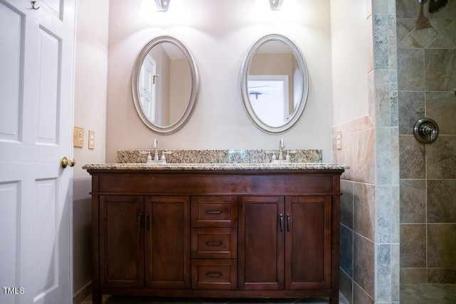 70 Sand Trap Ln, Roxboro, NC 27574 - full bath featuring double vanity and tiled shower