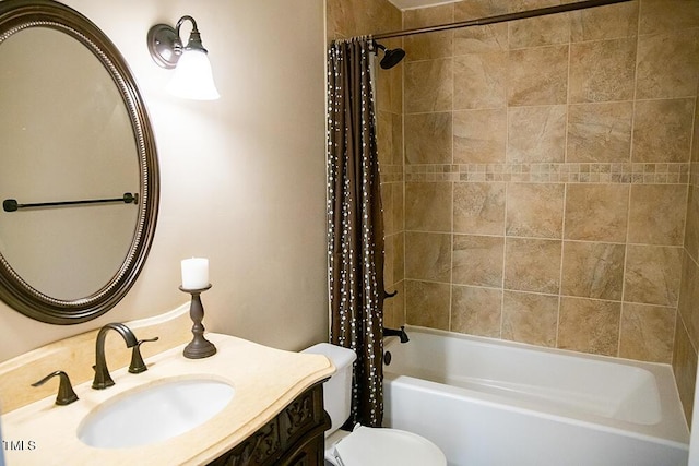 70 Sand Trap Ln, Roxboro, NC 27574 - bathroom featuring shower / tub combo and vanity