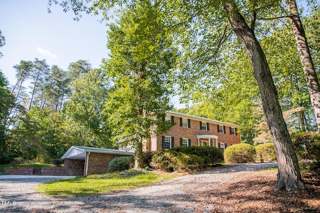 70 Sand Trap Ln, Roxboro, NC 27574 - view of front of property with brick siding and driveway