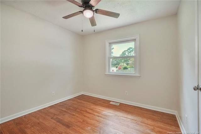 2619 Dumfries Dr, Fayetteville, NC 28306 - unfurnished room with wood finished floors and a ceiling fan