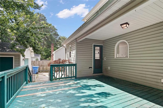 3464 Mcchoen Dr, Fayetteville, NC 28311 - view of wooden deck