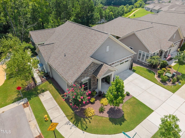 1372 Prevenient Dr, Wake Forest, NC 27587 - aerial view of property and surrounding area