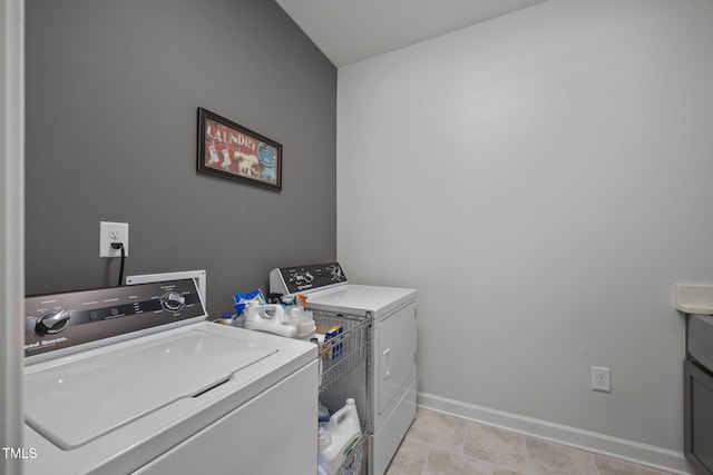 1372 Prevenient Dr, Wake Forest, NC 27587 - laundry area featuring washer and dryer and baseboards