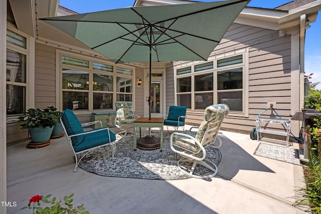 1372 Prevenient Dr, Wake Forest, NC 27587 - view of patio / terrace