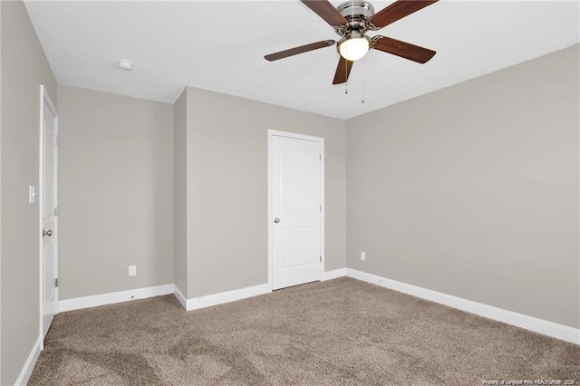 341 Woodington Rd, Hope Mills, NC 28348 - unfurnished bedroom with carpet floors and ceiling fan