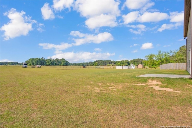 341 Woodington Rd, Hope Mills, NC 28348 - view of yard with a view of countryside