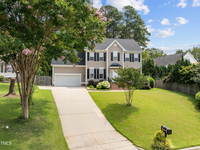 1802 Abby Knoll Dr, Apex, NC 27502 - colonial inspired home with concrete driveway and roof with shingles