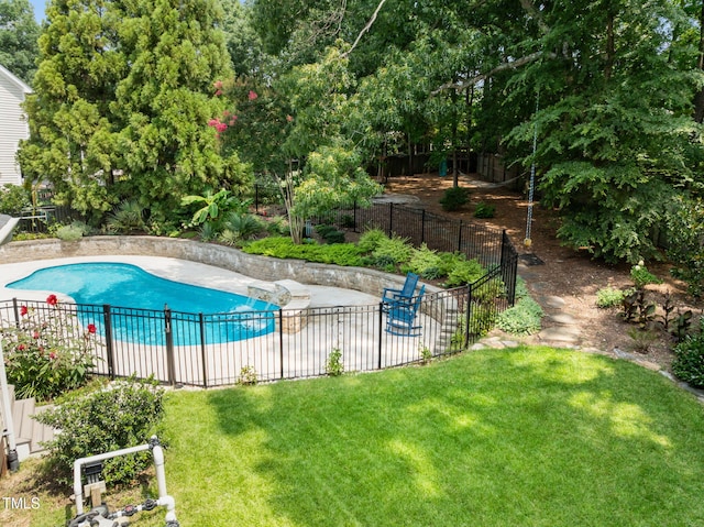 1802 Abby Knoll Dr, Apex, NC 27502 - view of swimming pool featuring view of scattered trees