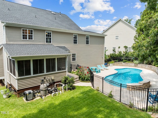 1802 Abby Knoll Dr, Apex, NC 27502 - view of swimming pool featuring a patio