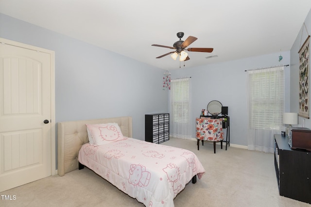 118 Truss Way, Durham, NC 27704 - bedroom with carpet floors and a ceiling fan