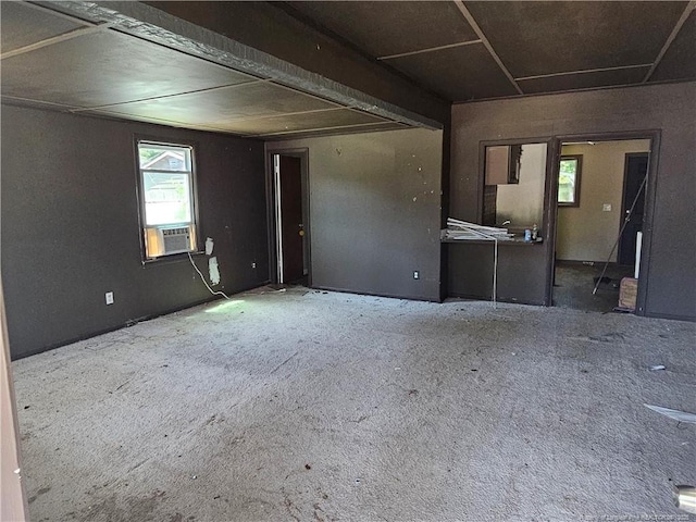 1918 Roxie Ave, Fayetteville, NC 28304 - unfurnished living room featuring cooling unit