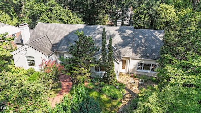2706 Stuart Dr, Durham, NC 27707 - aerial view of property and surrounding area