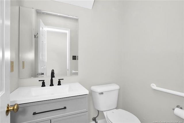 106 Woodrow St, Fayetteville, NC 28303 - half bathroom with toilet and vanity