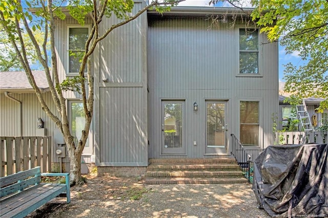 106 Woodrow St, Fayetteville, NC 28303 - rear view of house featuring entry steps