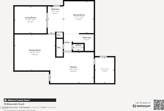 14 Gloucester Ct, Cameron, NC 28326 - view of home floor plan
