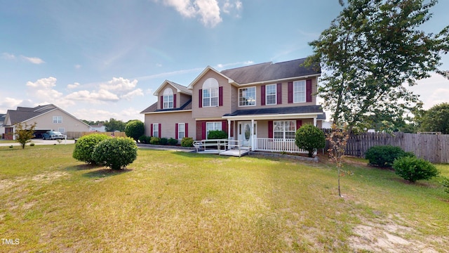 14 Gloucester Ct, Cameron, NC 28326 - colonial-style house featuring a porch