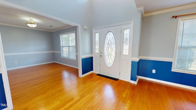 14 Gloucester Ct, Cameron, NC 28326 - entryway with wood finished floors and crown molding