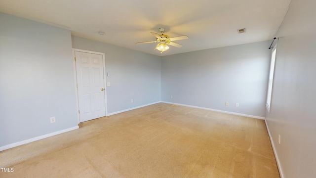 14 Gloucester Ct, Cameron, NC 28326 - unfurnished room featuring a ceiling fan and light carpet