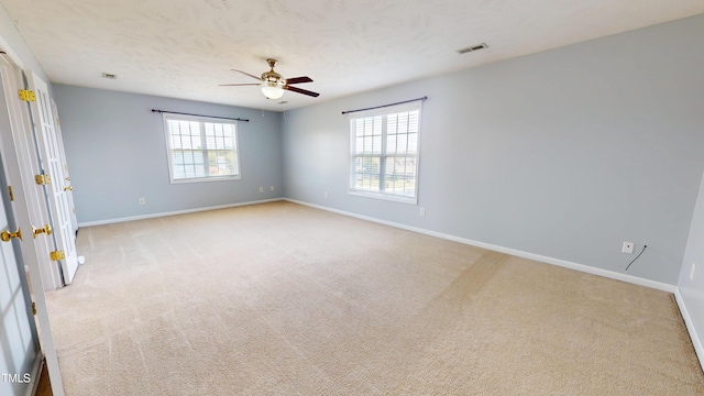 14 Gloucester Ct, Cameron, NC 28326 - spare room featuring ceiling fan and light colored carpet