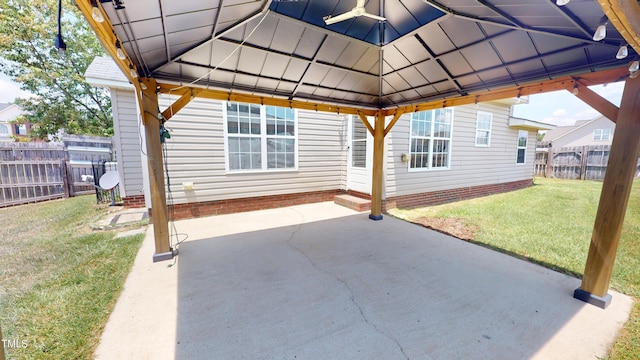 14 Gloucester Ct, Cameron, NC 28326 - view of patio / terrace with a gazebo