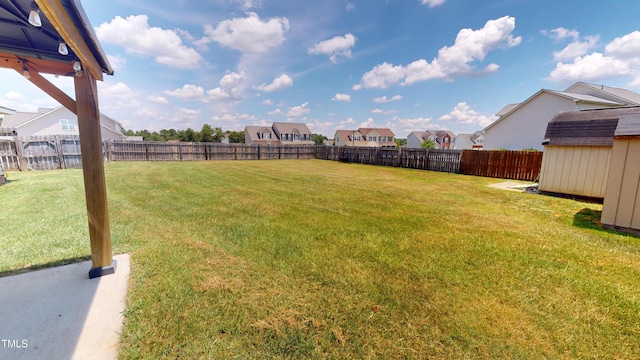 14 Gloucester Ct, Cameron, NC 28326 - fenced backyard with a shed and a residential view