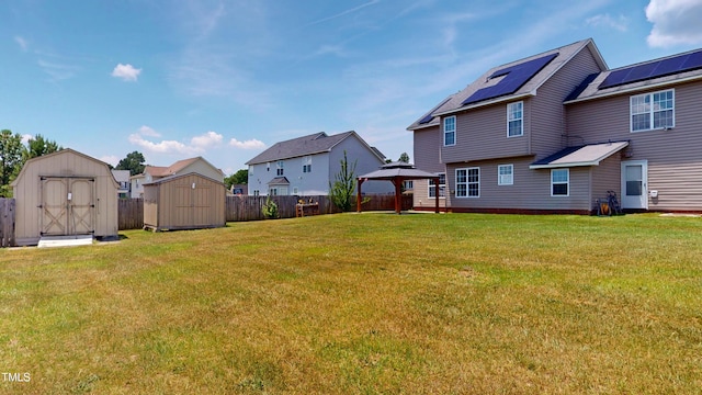 14 Gloucester Ct, Cameron, NC 28326 - view of yard with a storage unit and a gazebo