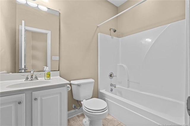 85 Shining Water Ln, Spring Lake, NC 28390 - bathroom featuring vanity, shower / bathtub combination, and tile patterned floors