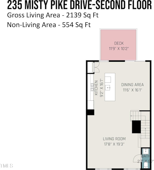 235 Misty Pike Dr, Raleigh, NC 27603 - view of floor plan / room layout